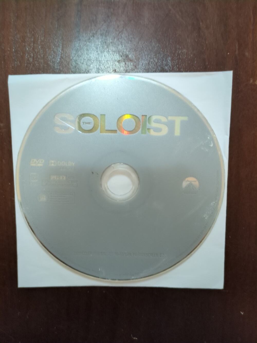 The Soloist (DVD, 2009) disc only